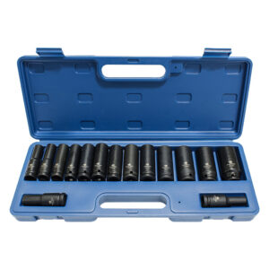 JOGO SOQUETES DE IMPACTO 1/2" 15 PCS