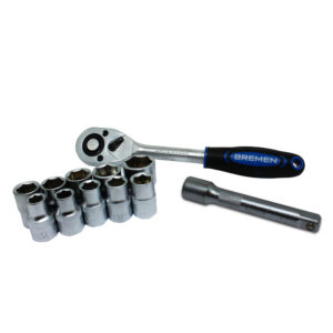 KIT CHAVE CATRACA 1/2" C/ 12PC