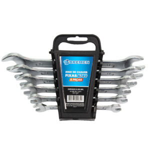 JOGO DE CHAVE FIXA 06 PECAS EMCRV - ( 6X7MM ATE 16X17MM)