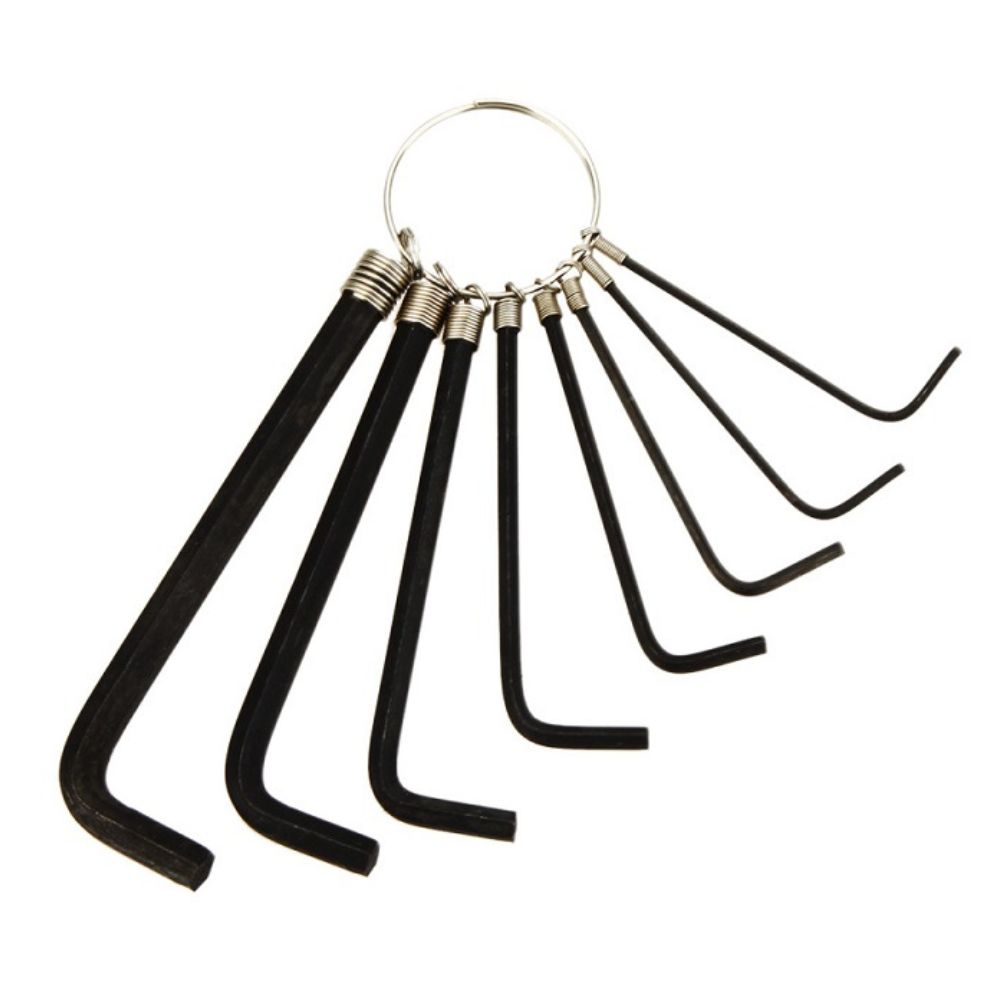 KIT CHAVE ALLEN TIPO L 8 PCS1.5 A 6MM CV CURTA C/ARGOLA