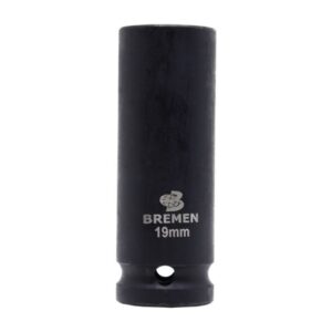 SOQUETE SEXT IMPACTO 1/2" 19MM (COMPRIMENTO 80MM)