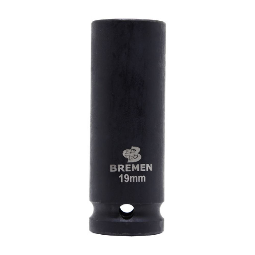 SOQUETE SEXT IMPACTO 1/2" 19MM (COMPRIMENTO 80MM)
