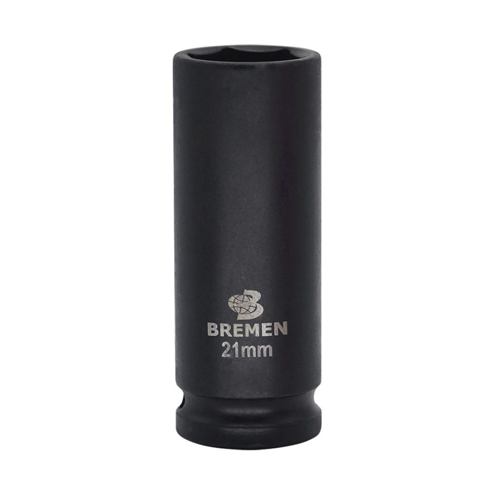 SOQUETE SEXT IMPACTO 1/2" 21MM (COMPRIMENTO 80MM)