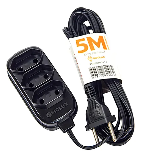 EXTENSÃO CONNECT 3T - 5M PRETA