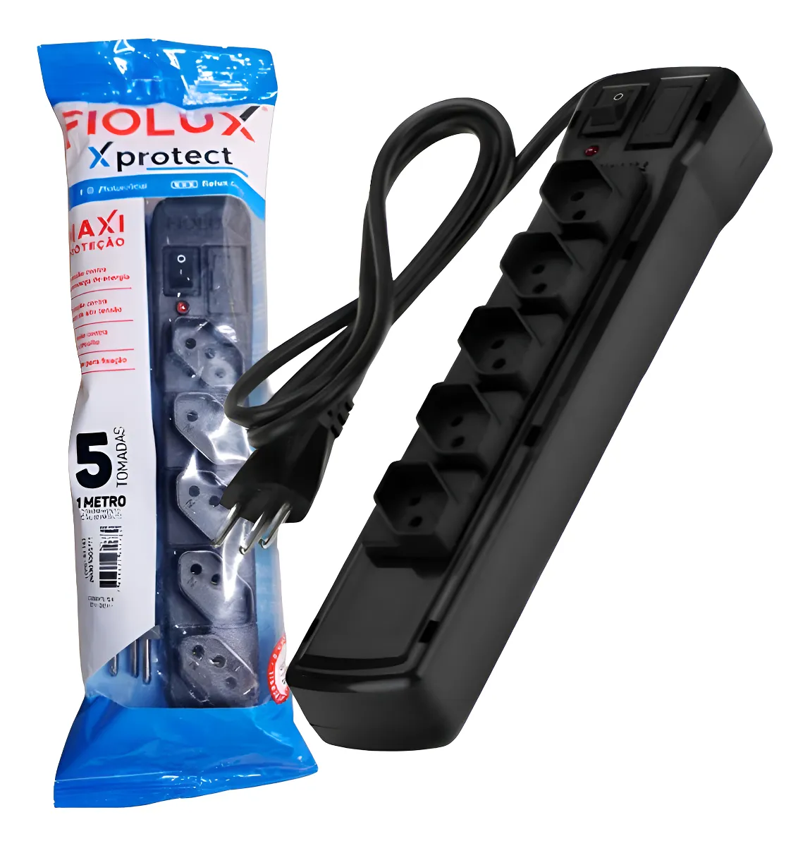 FILTRO PROTETOR PROTECT 5 TOMADAS