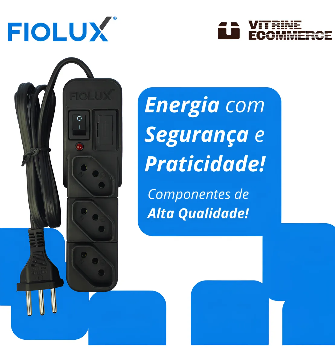FILTRO PROTETOR PROTECT 3 TOMADAS
