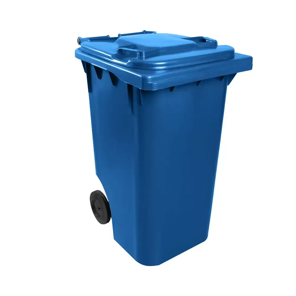 LIXEIRA CONTAINER PLÁSTICO SEM PEDAL AZUL