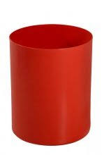 CESTO 15L S/ TAMPA - VERMELHO