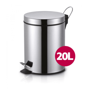 LIXEIRA PEDAL 20L INOX
