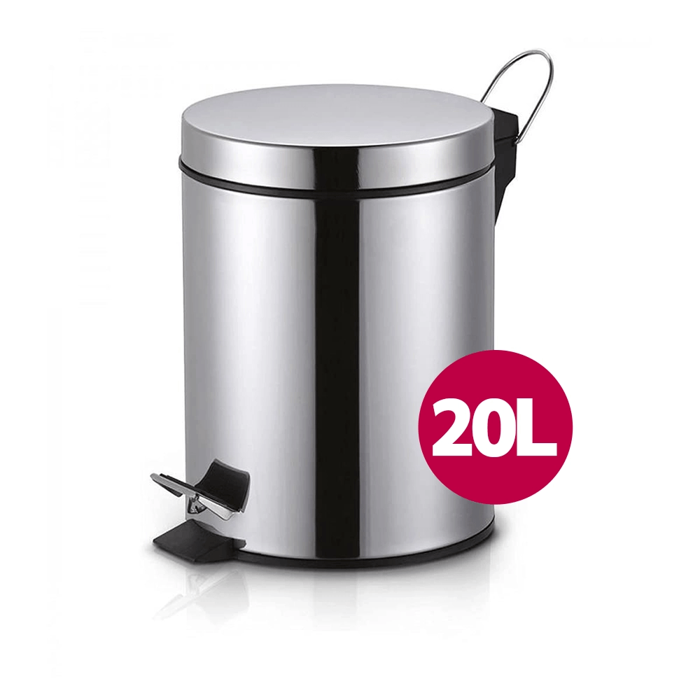 LIXEIRA PEDAL 20L INOX