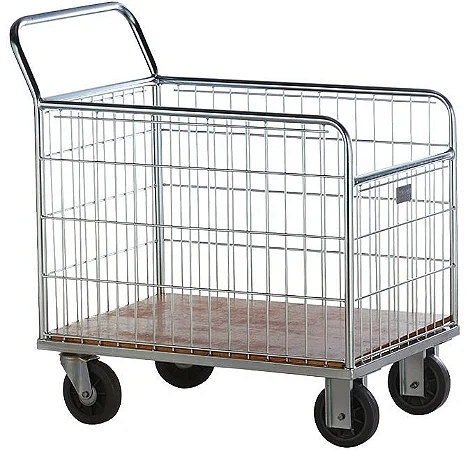 CARRINHO ABASTECEDOR  ASSOALHO EM MADEIRA 850X650 - 500KG (G)