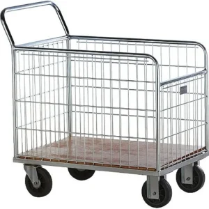 CARRINHO ABASTECEDOR  ASSOALHO EM MADEIRA 850X600 - 300KG (P)
