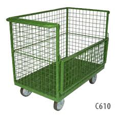 CARRINHO PLATAFORMA BAIXO FECHADO EM TELA 1000X600 - 300KG (P)