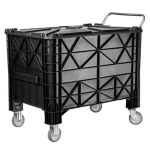CAIXA PLASTICA 370L COMPLETA PRETA JS