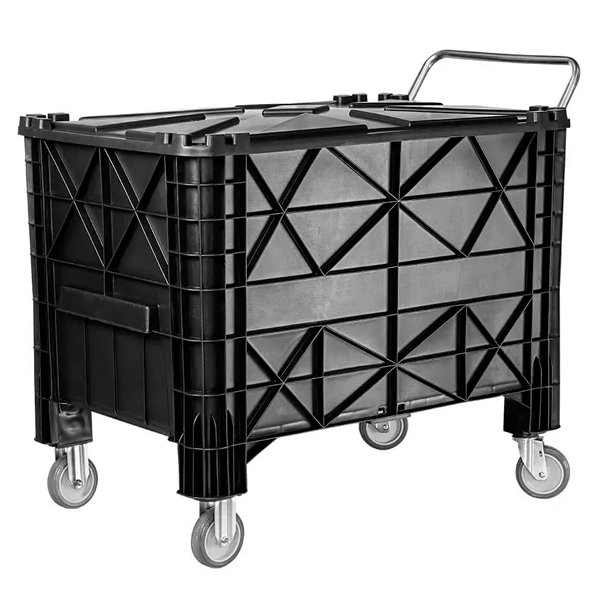 CAIXA PLASTICA 370L COMPLETA PRETA JS