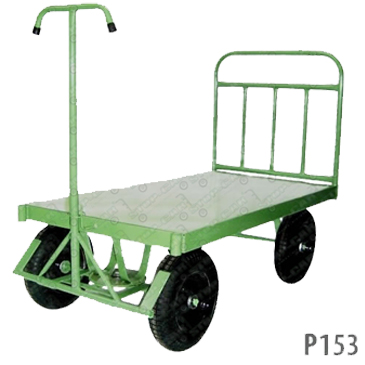 CARRO PLATAFORMA CHAPA LISA 1500X800x1100 - 800KG - C/ GRADE