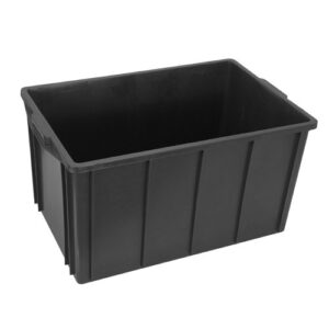 CAIXA PLÁSTICA 130L PRETA