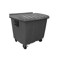 LIXEIRA CONTAINER PLÁSTICO 1000L CINZA